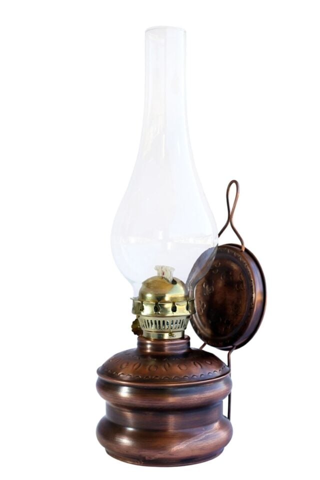 Eskitme Bakır Gaz Lambası