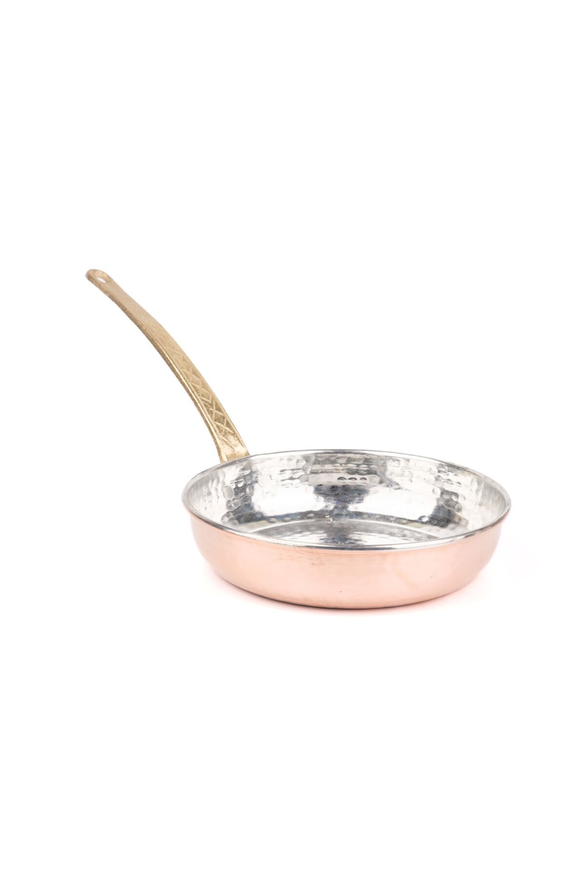 Geleneksel El Yapımı Bakır Sahan / Tava - Kalaylı - 20 CM 20 cm