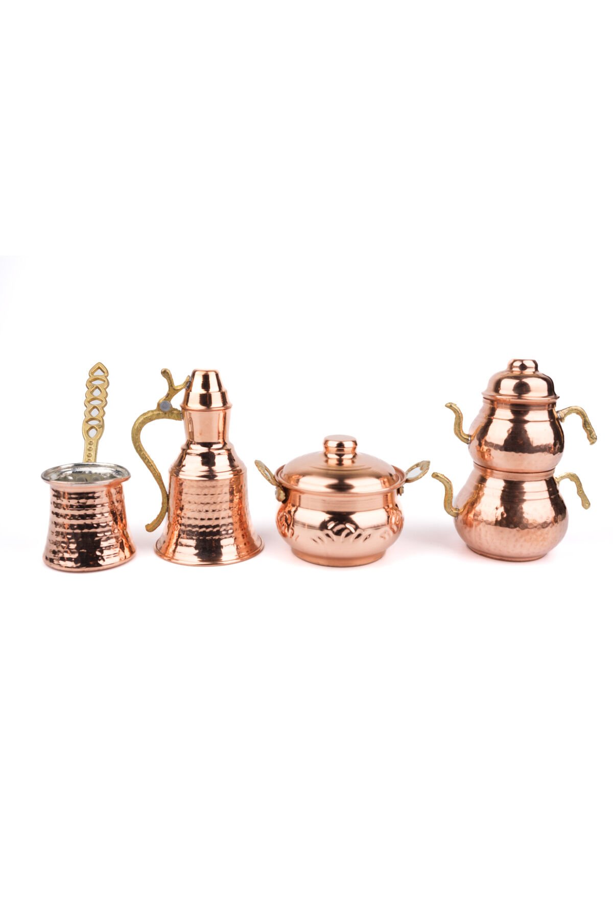 BAKIR DEKORATİF BİBLO SET N6 BAKIR