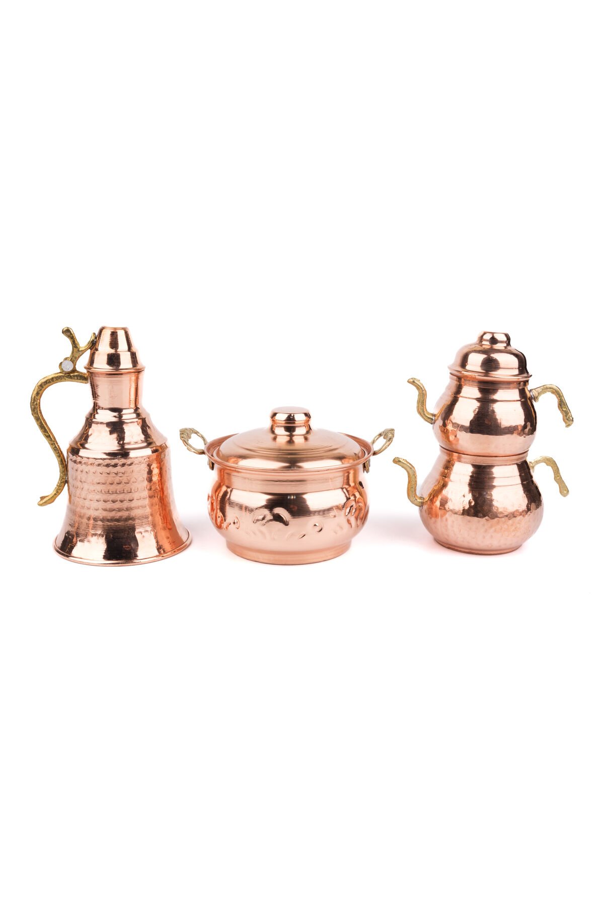 BAKIR DEKORATİF BİBLO SET N5 BAKIR