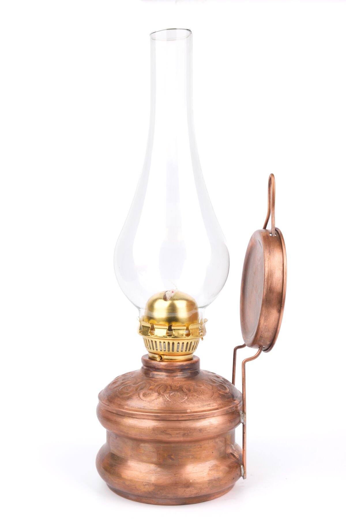Bakır Gaz Lambası Büyük Boy oksit - 38 x 21