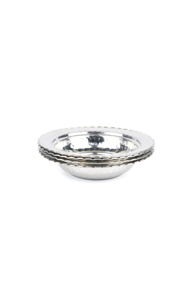 Bakır Tabak Kahvaltılık Çerezlik Seti 4'lı 11.5 Cm bakır - 12 x 14