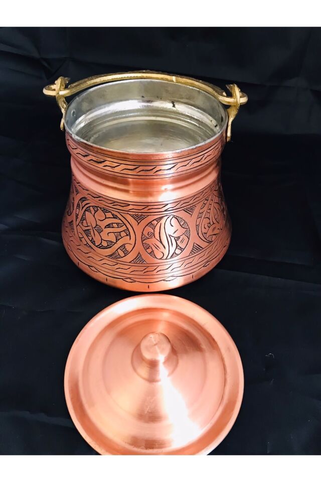 Oyma Bakır Bakraç 3 Kğ'lik Renkli