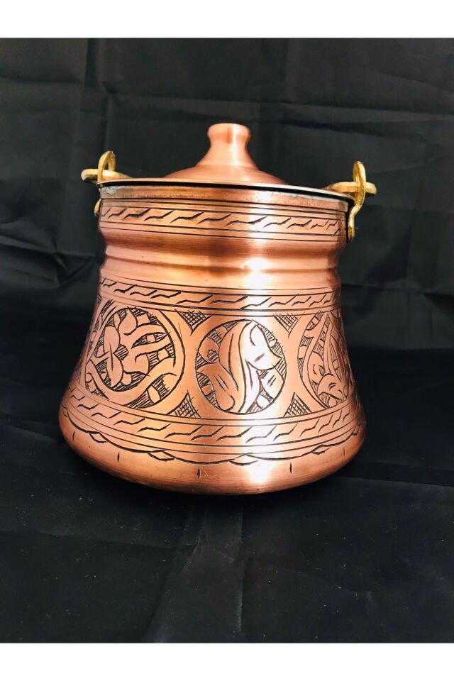 Oyma Bakır Bakraç 3 Kğ'lik Renkli