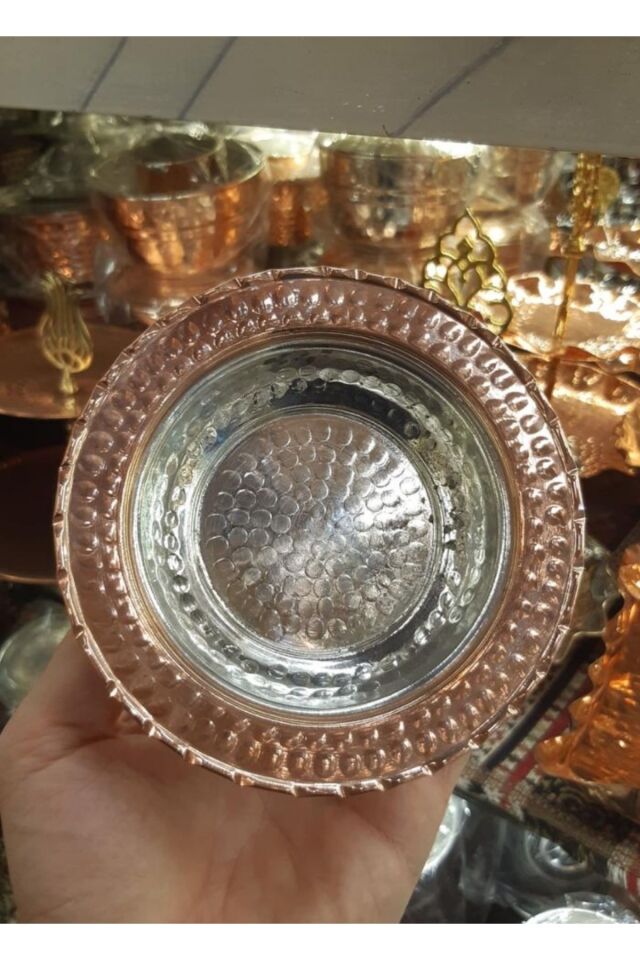 Bakır Küçük Tabak Çerezlik, Kahvaltılık Bakır, gümüş