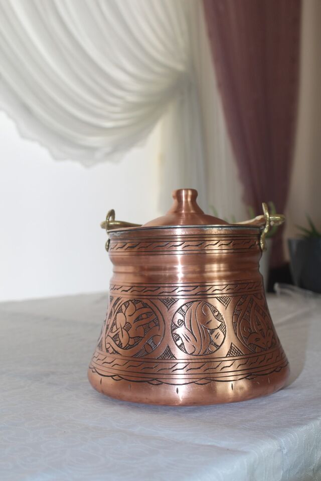Bakır Bakraç Oyma 5 Kğ''lik bakır
