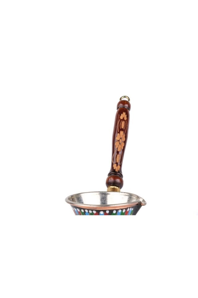 Bakır Tombik Erzincan El İşlemeli Cezve- 4 Kişilik