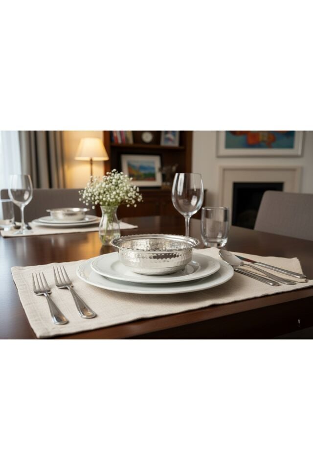 Bakır Çorba Kasesi Tam Kalaylı 15 CM- 6'lı Set