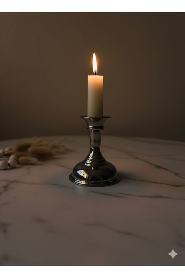 Bakır Nikel Kaplama Mumluk/Şamdan