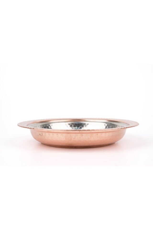 Bakır Kırmızı Kemerli Yemek Takımı 6'lı 18 Parça