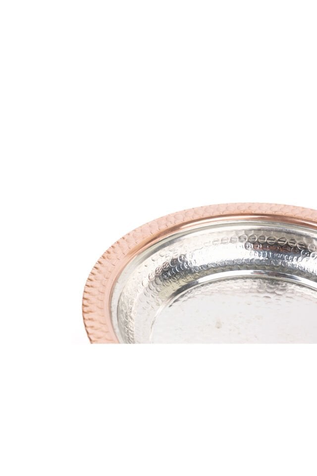 Bakır Kırmızı Kemerli Yemek Takımı 6'lı 18 Parça