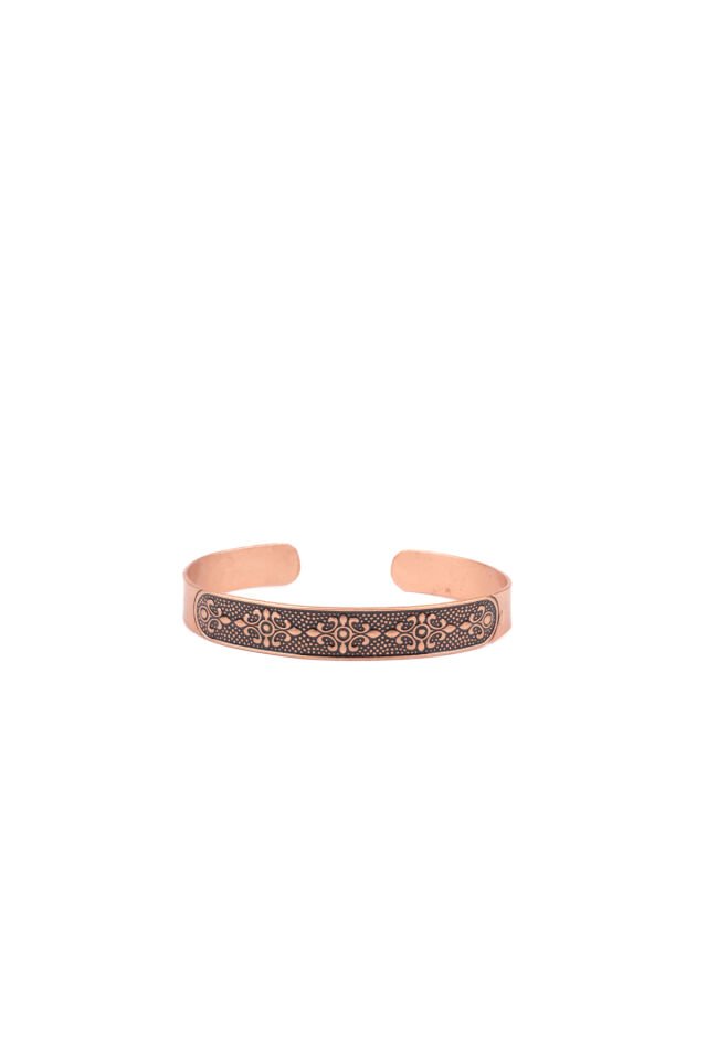 Bakır Bileklik Persian Motif P1