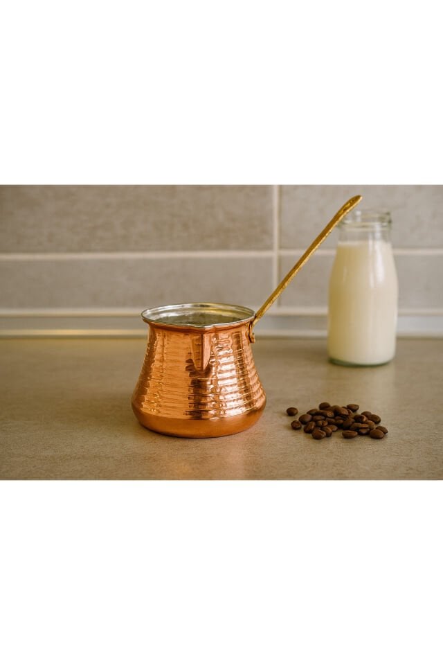 Bakır Sütlük/cezve Jumbo Boy 750 ml