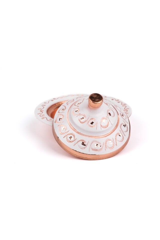 Bakır Mine Işlemeli Kahve Seti 05