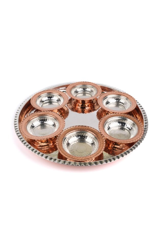 Bakır kahvaltı seti N1