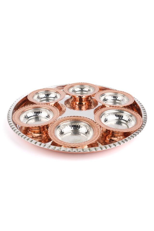 Bakır kahvaltı seti N1