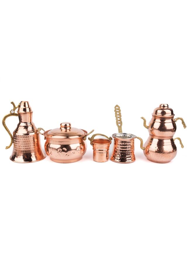 BAKIR DEKORATİF BİBLO SET N3