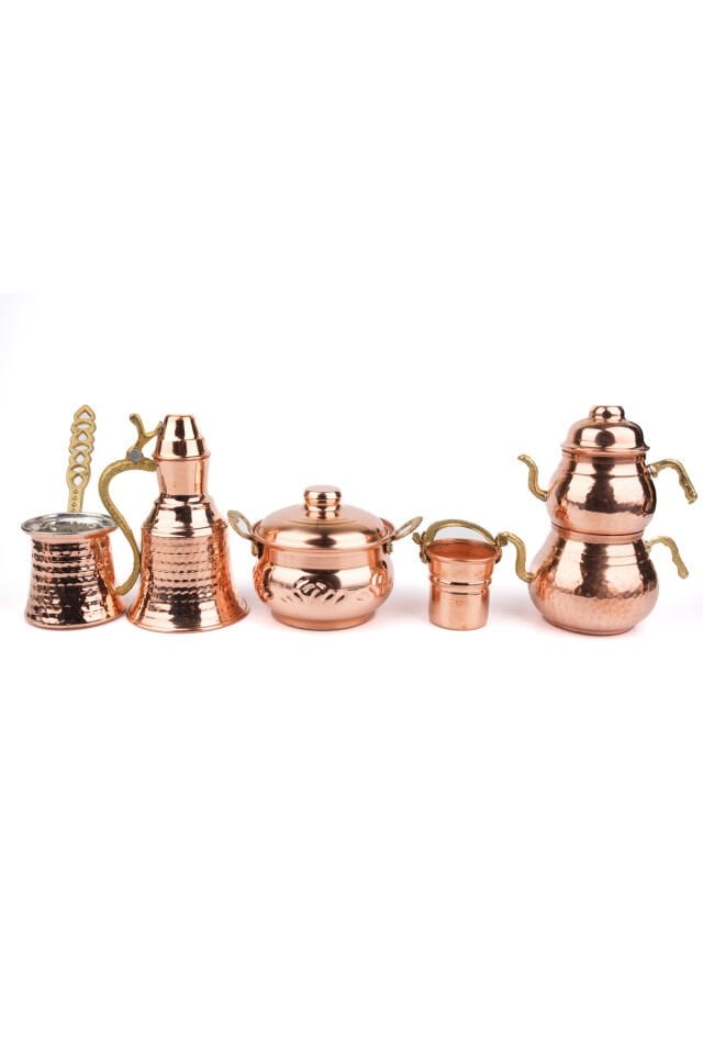 BAKIR DEKORATİF BİBLO SET N2
