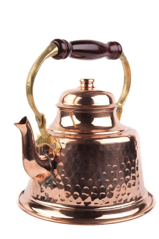 Bakır Tek Alt Çaydanlık 2 lt