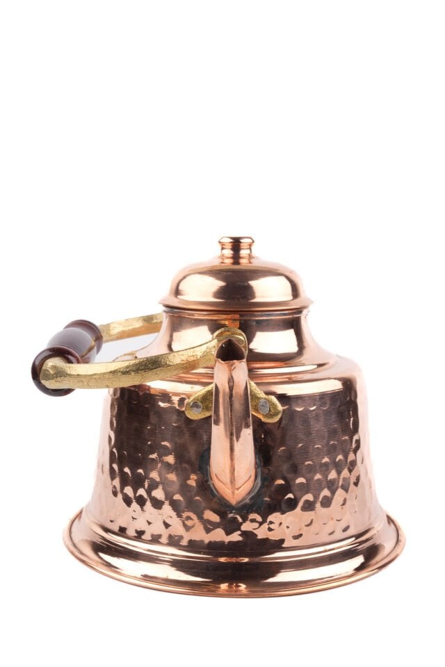 Bakır Tek Alt Çaydanlık 2 lt