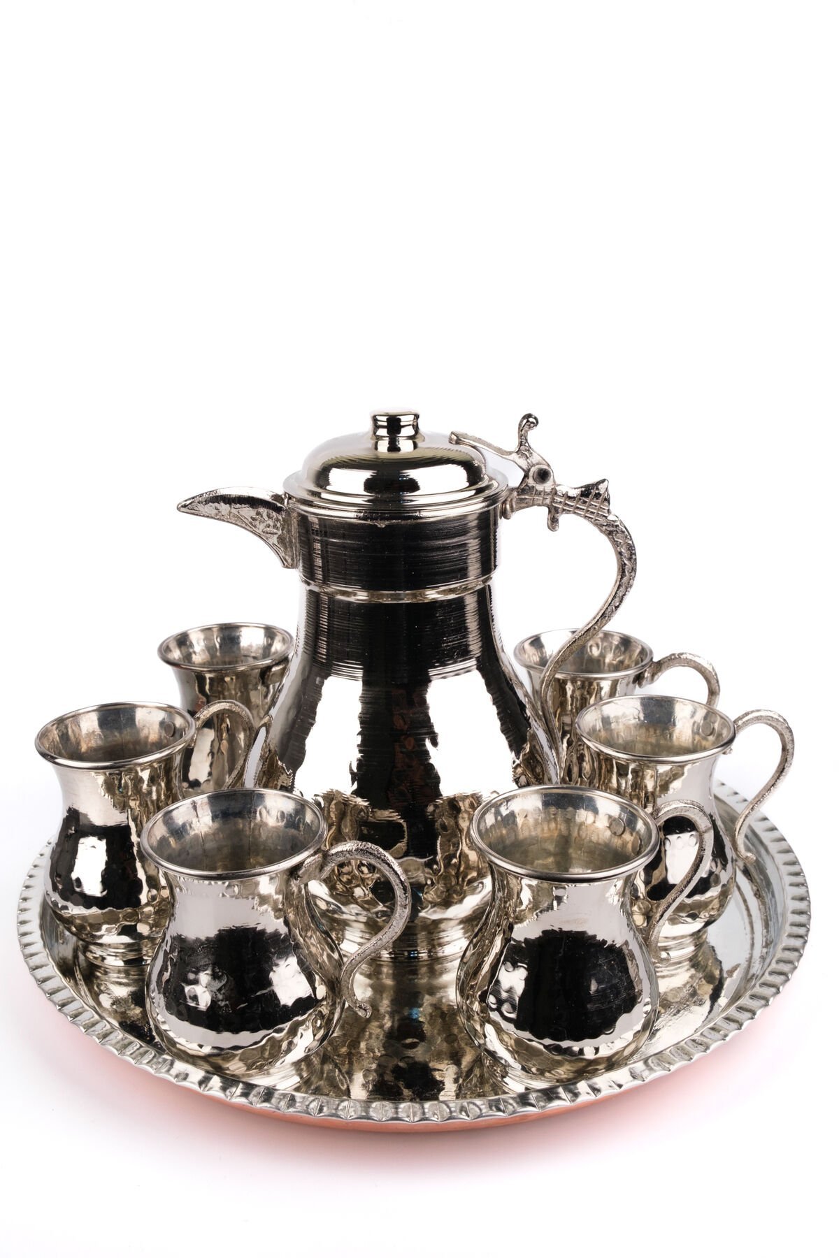 Bakır Sürahi Ve Bardak Seti N2