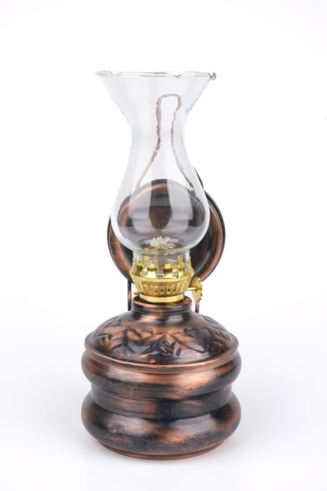 Bakır Küçük Boy Gaz Lambası – Eskitme Renk