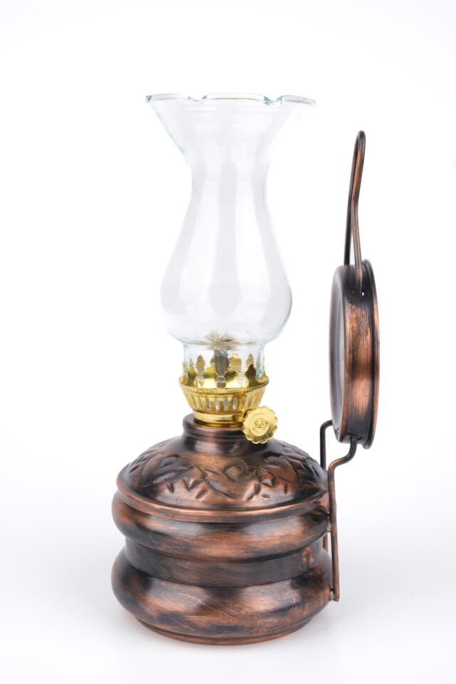 Bakır Küçük Boy Gaz Lambası – Eskitme Renk