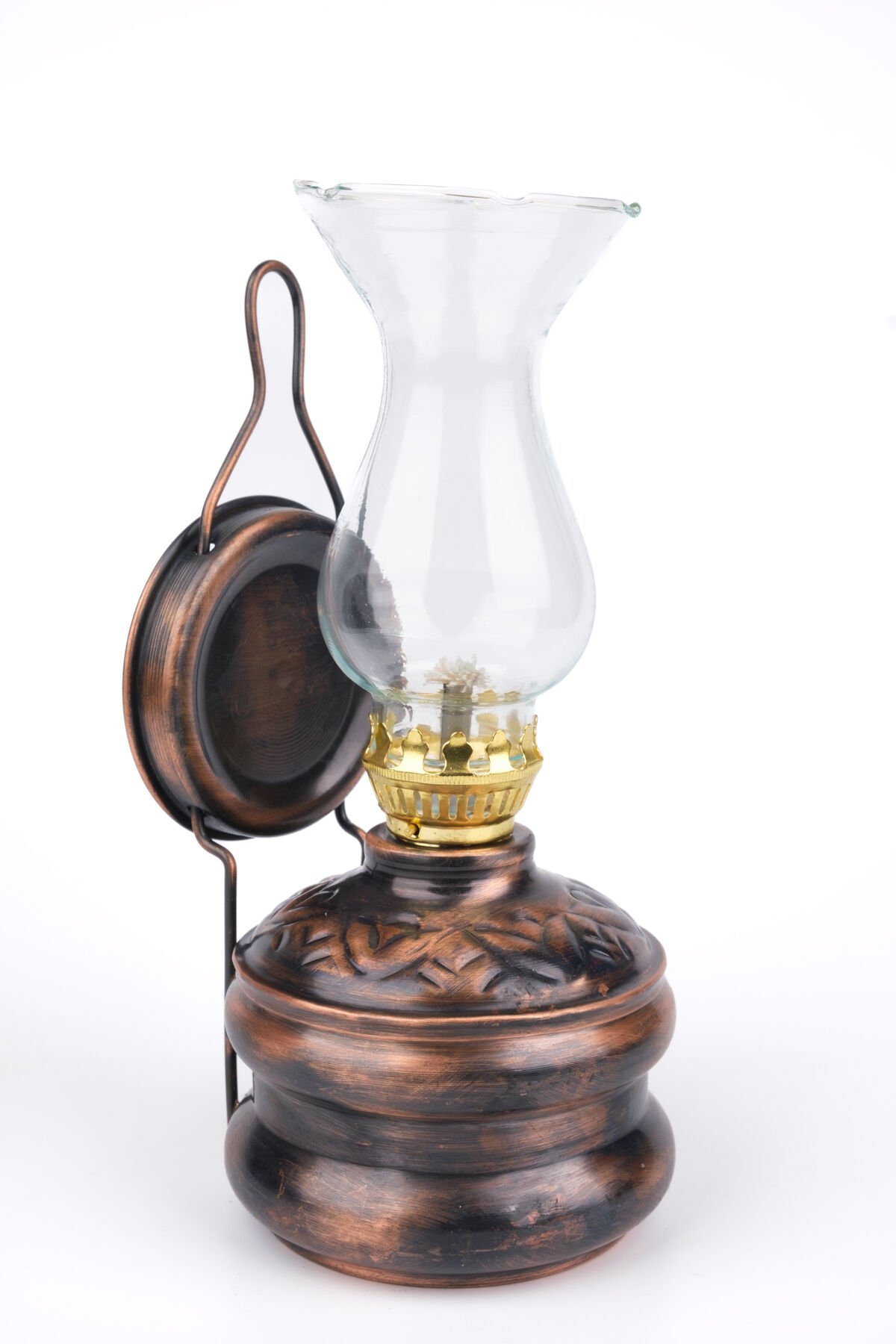 Bakır Küçük Boy Gaz Lambası – Eskitme Renk