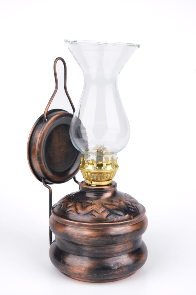 Bakır Küçük Boy Gaz Lambası – Eskitme Renk