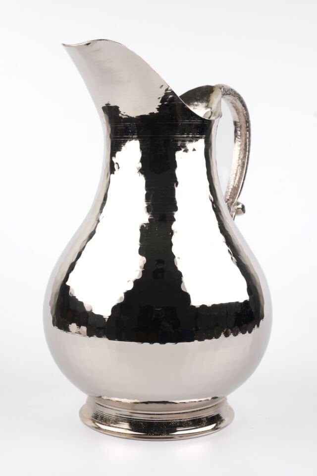 Bakır Sürahi Yoğun Çekiçli 2 Lt