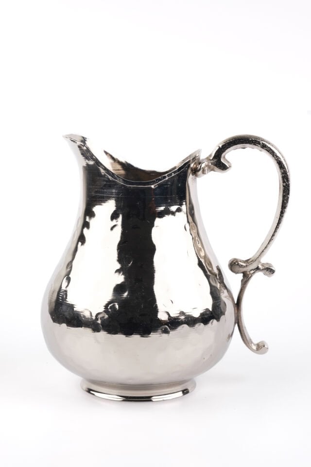 Bakır Sürahi 1 lt Nikel Kaplama