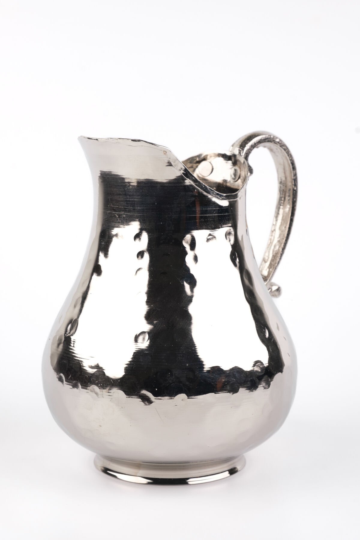 Bakır Sürahi 1 lt Nikel Kaplama