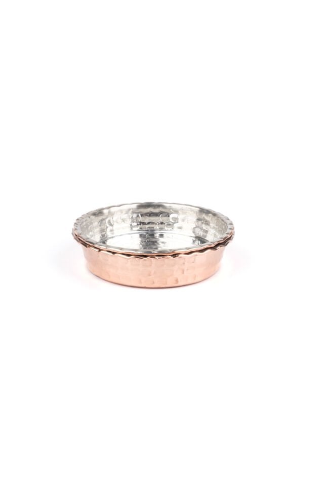 Bakır Tabak Kahvaltılık Çerezlik 2'lı set 11.5 cm