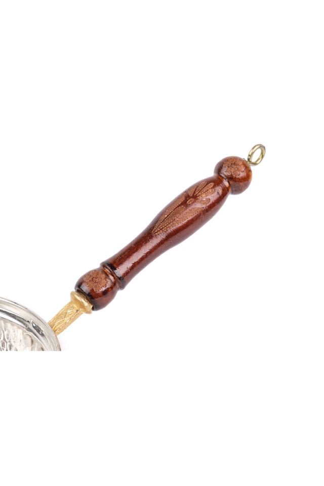 Bakır Kulplu Tava Sosluk 16 cm