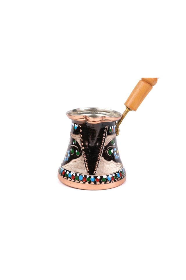 Bakır Cezve, Mine Işlemeli (3 KİŞİLİK)