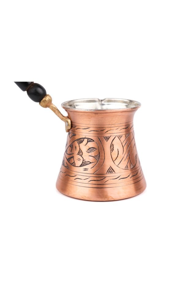Bakır Cezve Oyma Desenli(8 kişilik)