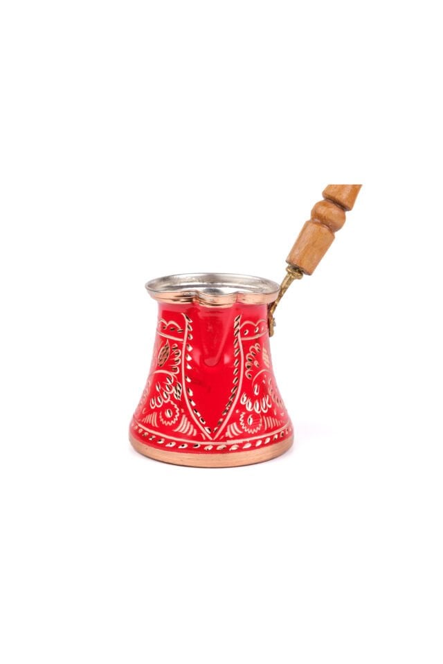 Bakır Cezve Seti, Erzincan El Işlemeli 4-5 Kişilik