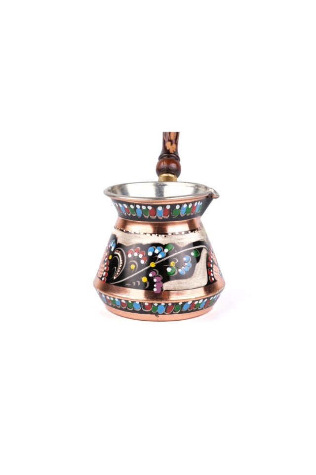 Bakır Cezve Erzincan El Işleme Tombik(8 KİŞİLİK)