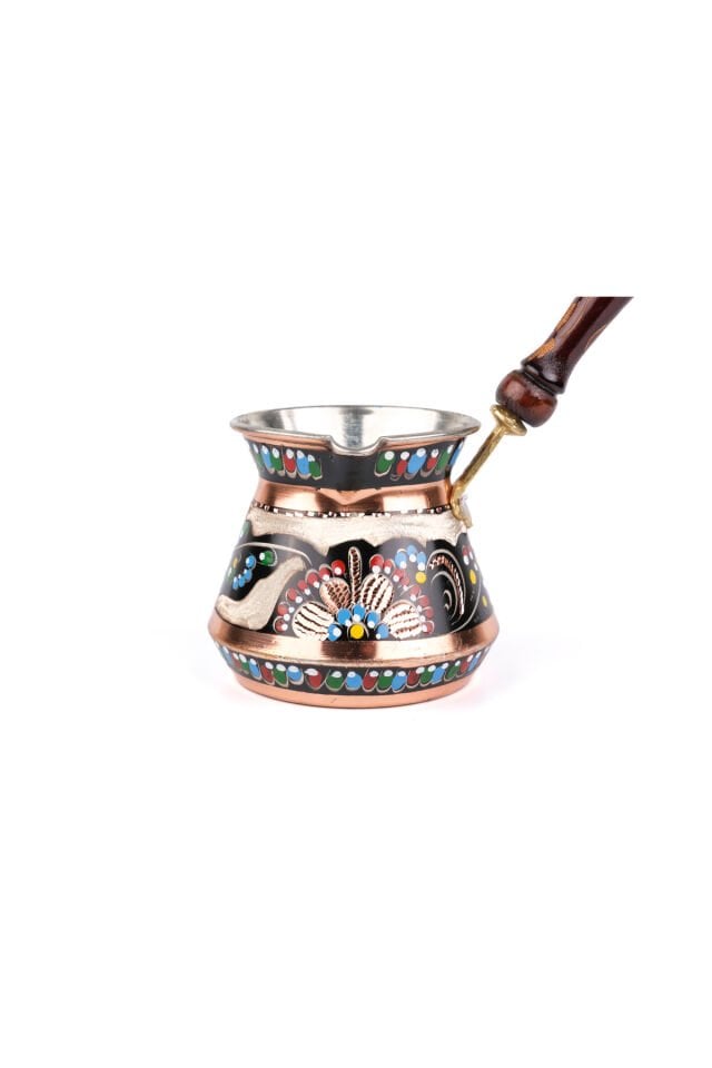 Bakır Cezve Erzincan El Işleme Tombik(6 KİŞİLİK)