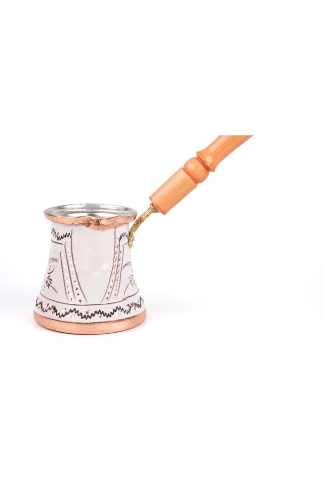 Bakır Cezve Seti, Erzincan El Işlemeli(5 KİŞİLİK)