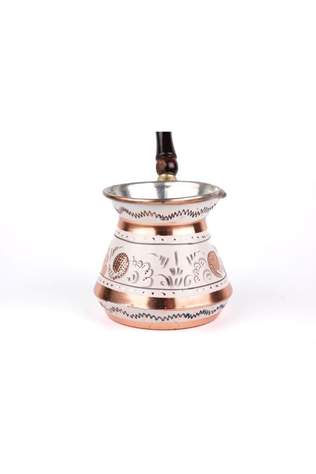 Bakır Cezve Erzincan El Işleme Tombik(8 KİŞİLİK)