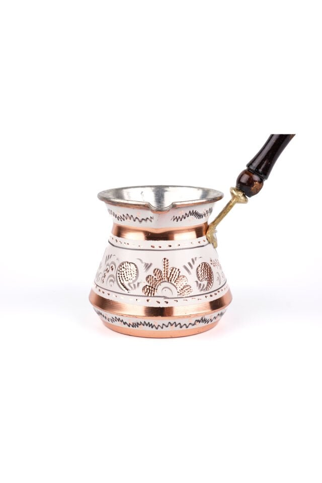 Bakır Cezve Erzincan El Işleme Tombik(8 KİŞİLİK)