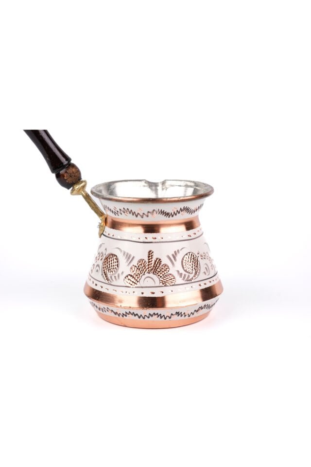 Bakır Cezve Erzincan El Işleme 3'lü Set Tombik