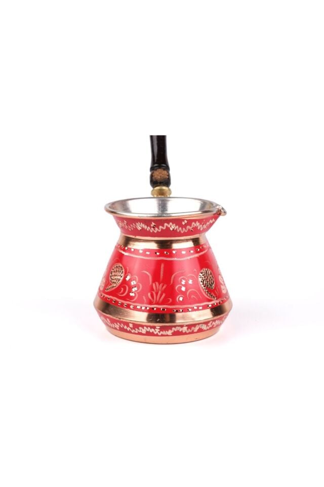 Bakır Cezve Erzincan El İşleme Tombik(4 kişilik)