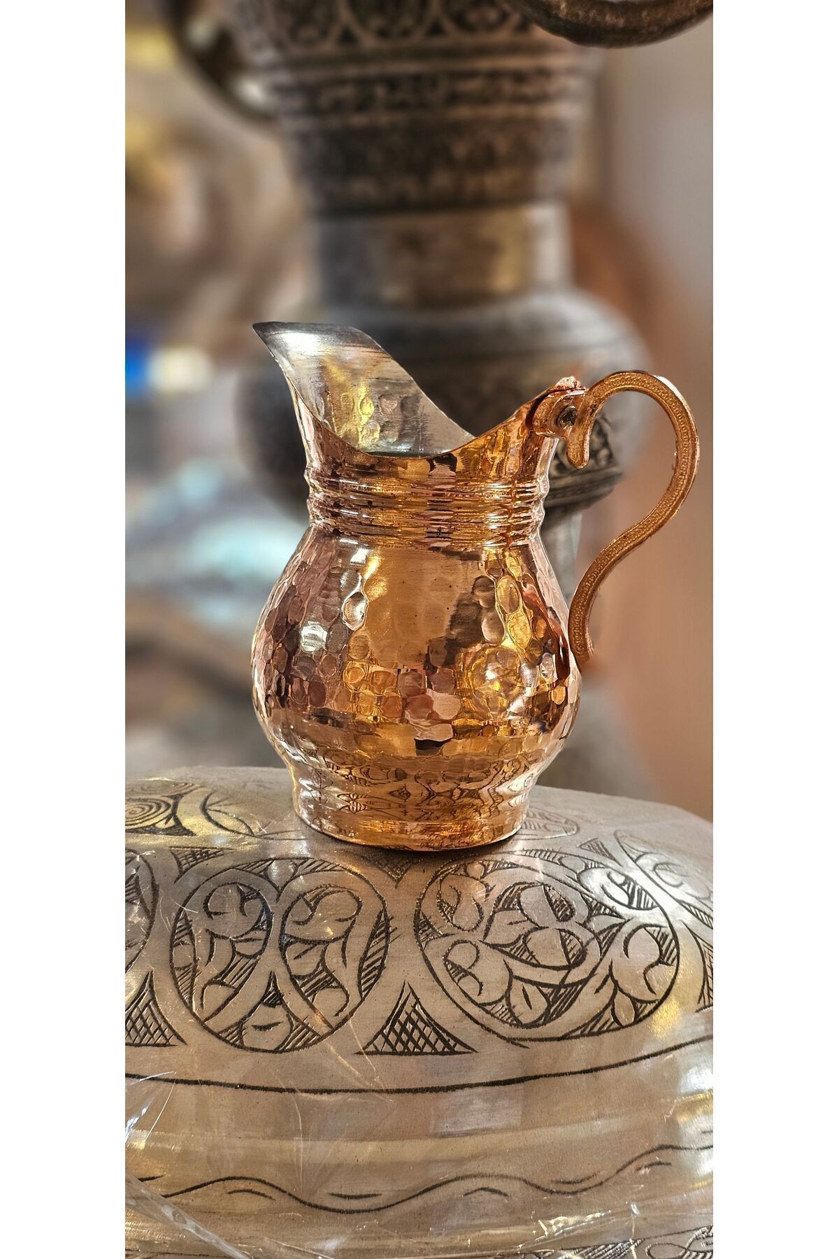 Bakır Sürahi Sosluk, Küçük Sosluk, Dekoratif Bakır