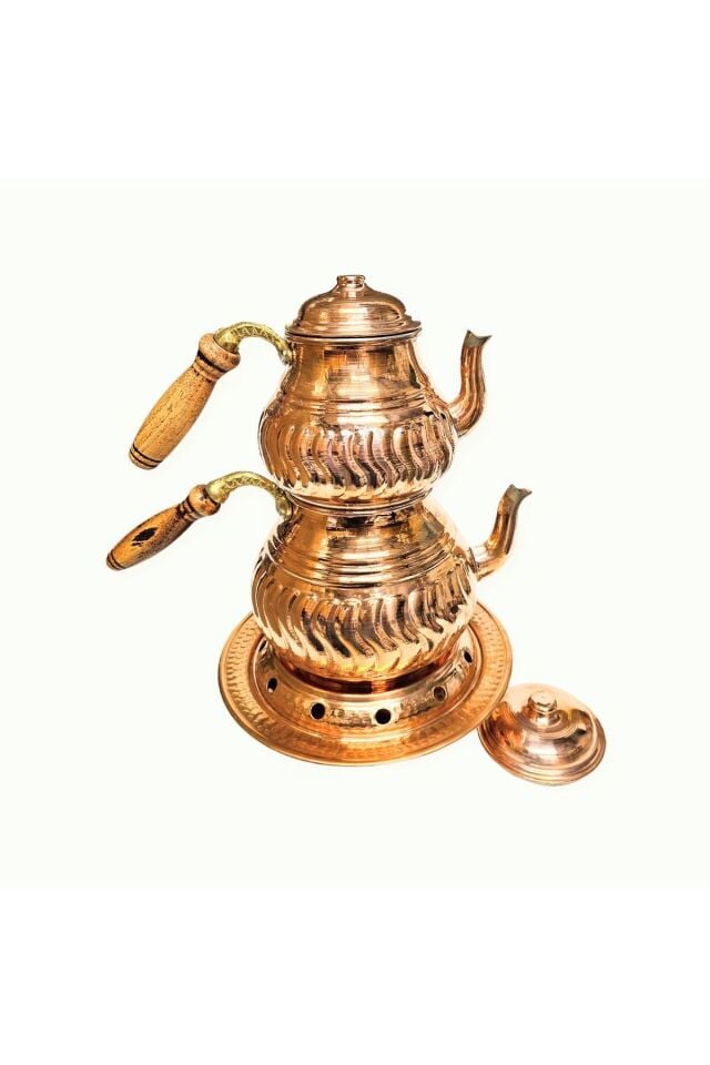 Bakır Ocaklı Çaydanlık