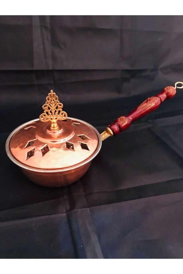 Bakır Büyük Boy Buhurdanlık Tütsülük