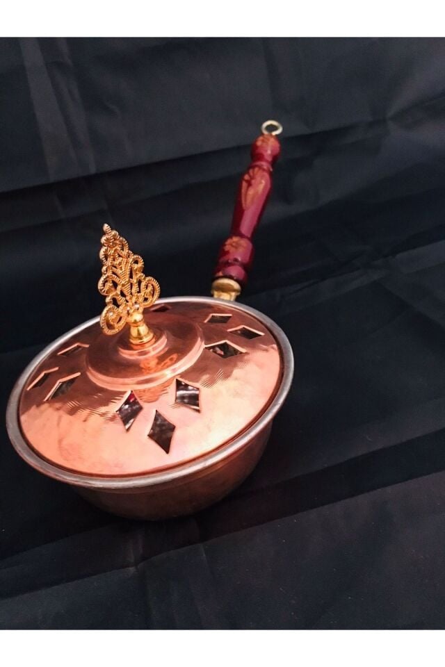 Bakır Büyük Boy Buhurdanlık Tütsülük