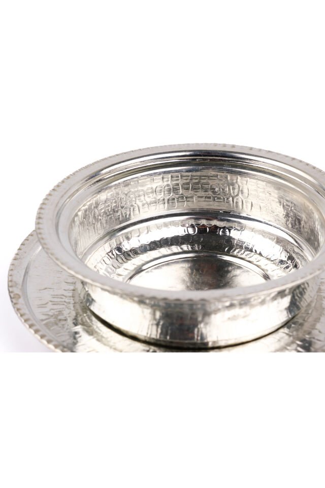 Bakır 6'lı Paça Çorba Kasesi Ve Servis Tabağı