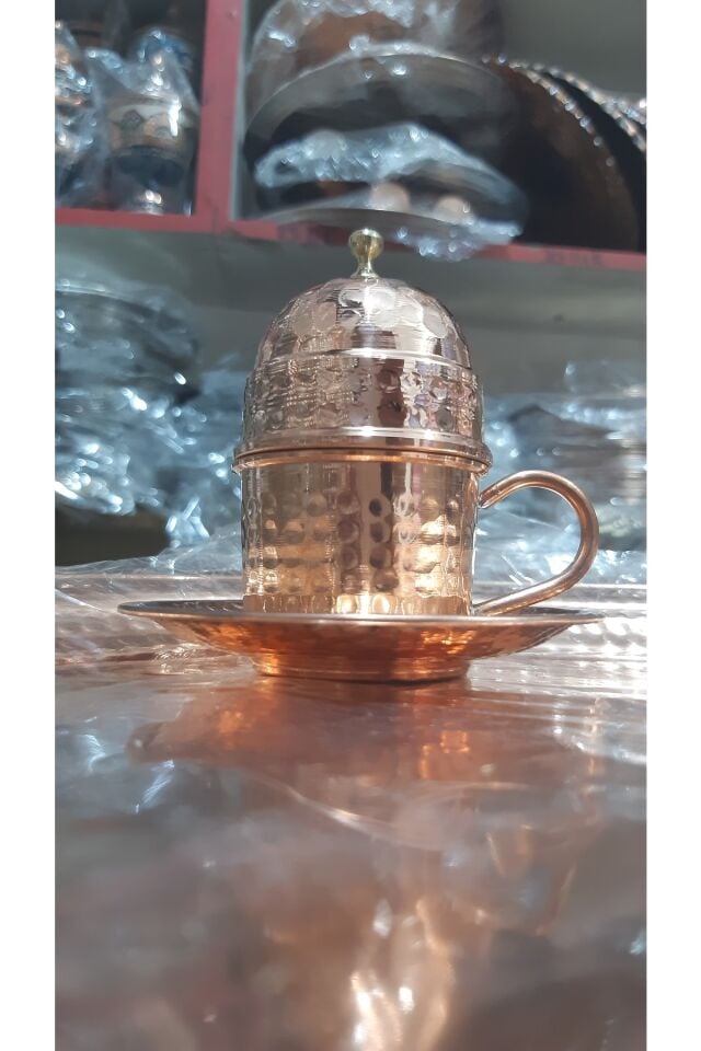 Bakır 6'lı Fincan Takımı